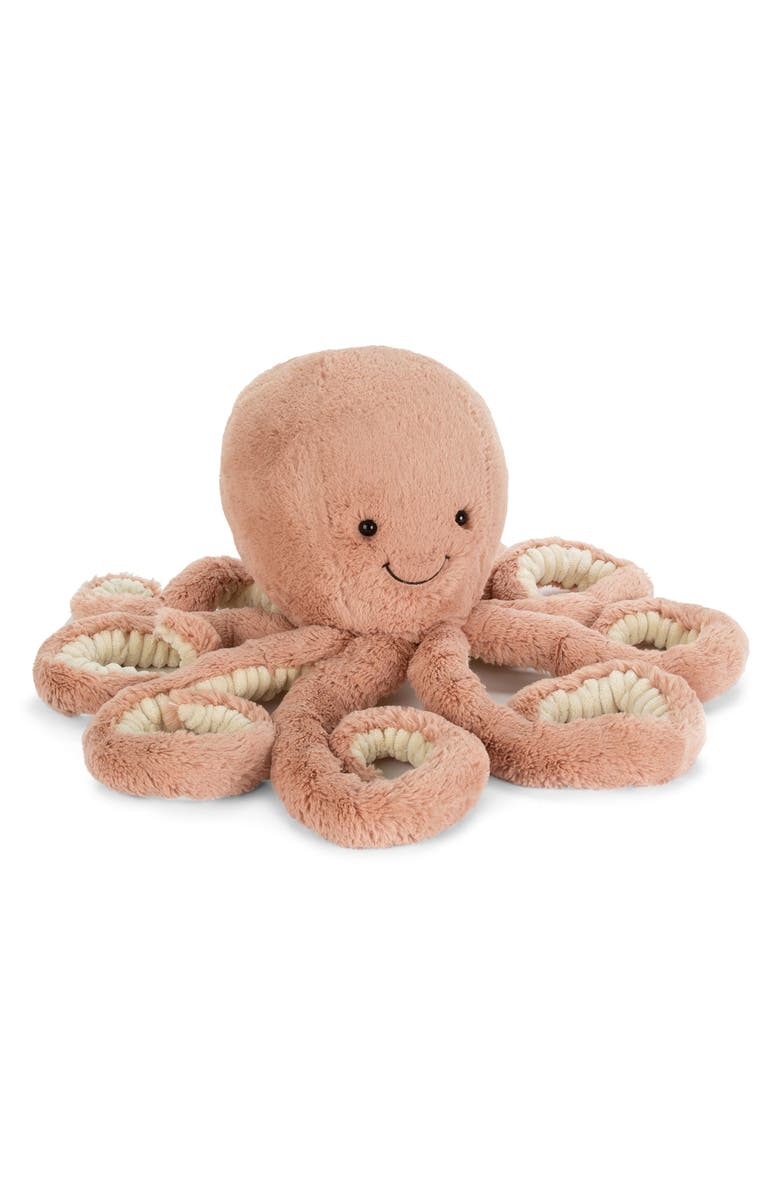 Jellycat Odell Octopus Stuffed Animal, Main, color,