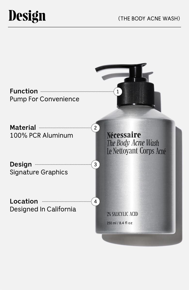 Nécessaire The Body Acne Wash, Alternate, color, 