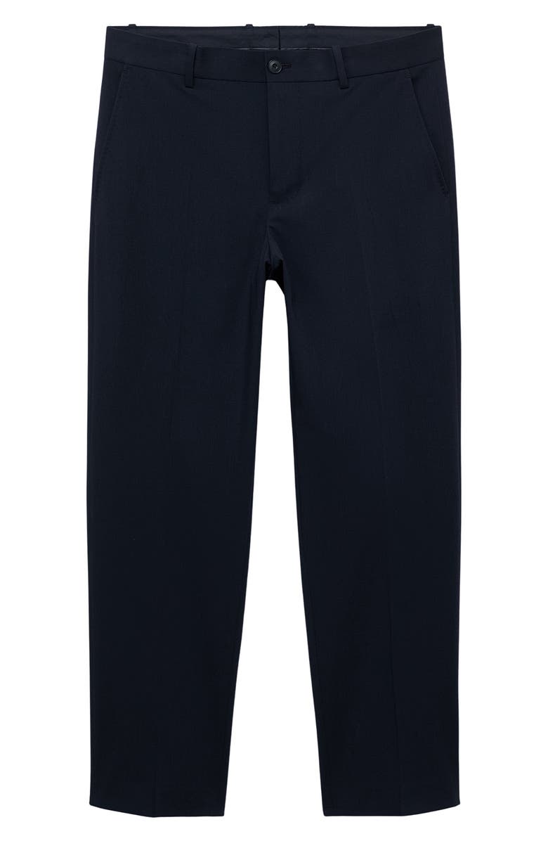 MANGO Slim Fit Suit Pants, Alternate, color, Navy