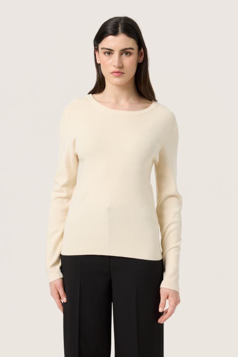 SLSina Round Neck Slim Fit Pullover
