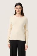 Soaked in Luxury SLSina Round Neck Slim Fit Pullover