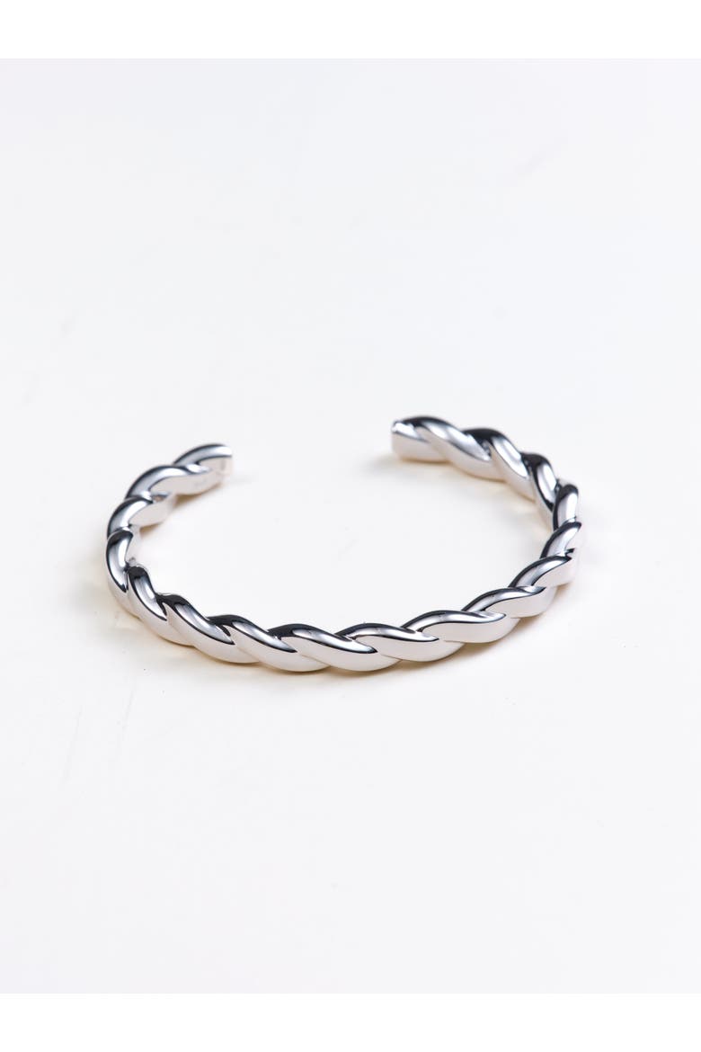 Remi Rope Cuff, Alternate, color, Silver