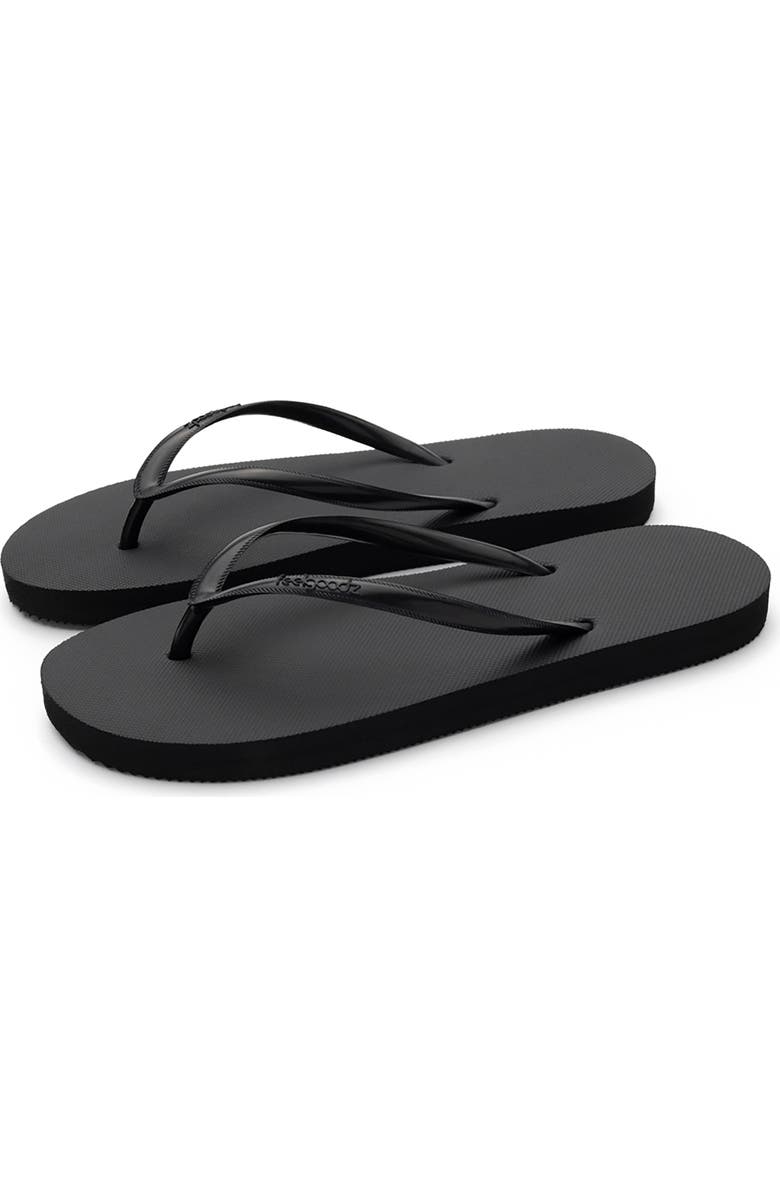 Feelgoodz Women's Slimz Core Natural Rubber Flip-Flop Thong Sandals, Main, color, Shadow