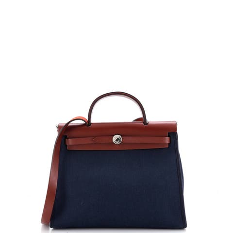 Herbag Zip Leather and Toile 31