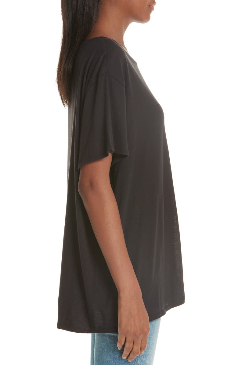 R13 Boy Cotton & Cashmere Tee, Alternate, color, 