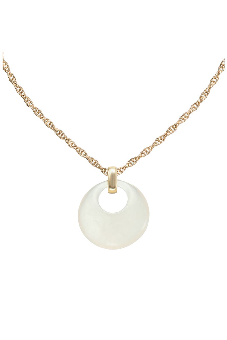 Orbit Resin Necklace, Main, color, CLEAR