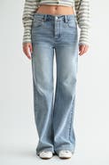 Jemina Denim The Meridian High Rise Relaxed Flare Jean