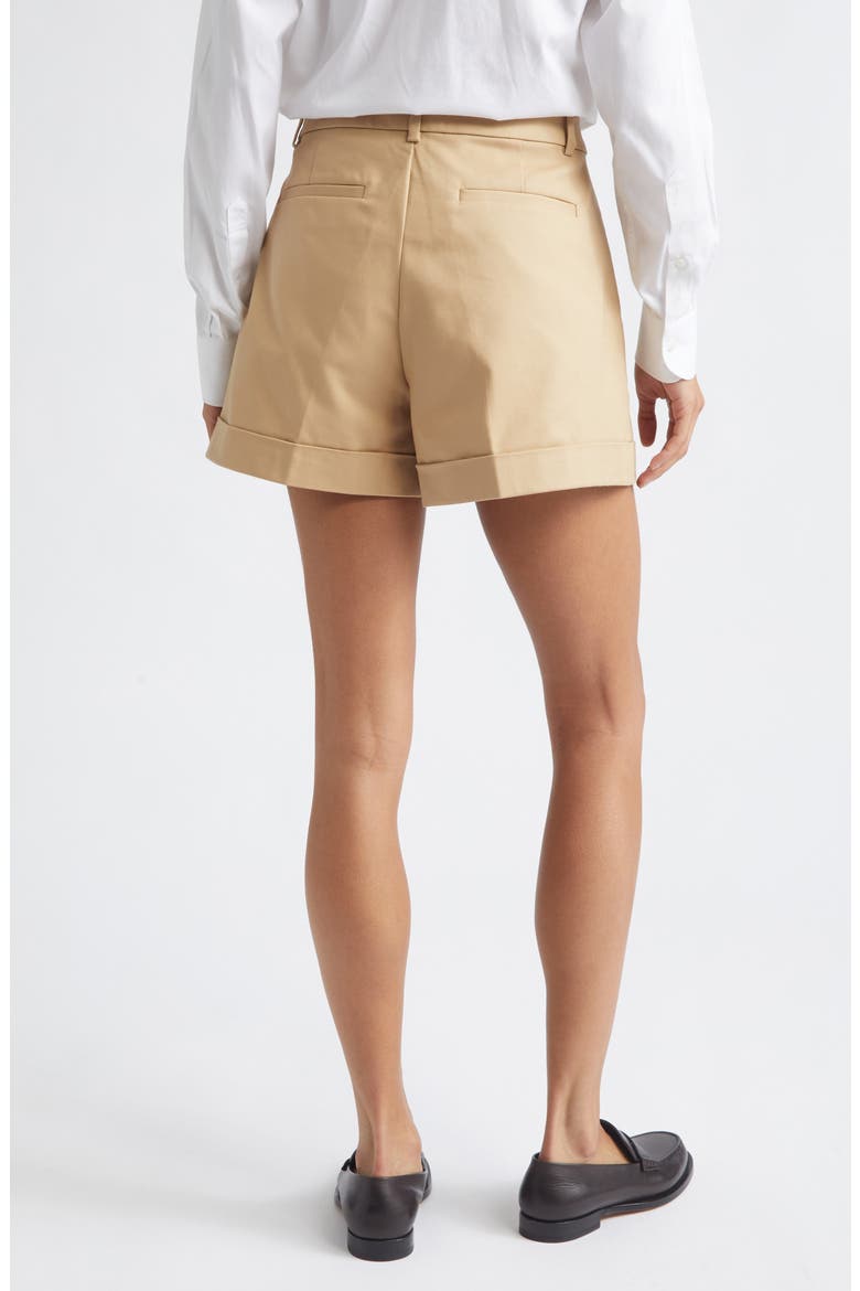 Yernalie Stretch Cotton Shorts, Alternate, color, BIRCH BEIGE