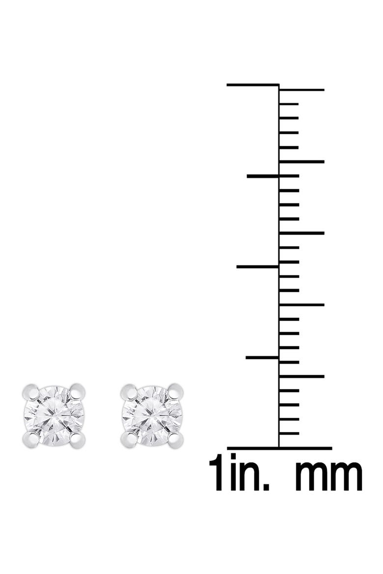 Pack of 3 Stud Earrings, Alternate, color, SILVER