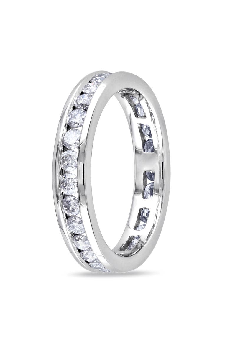 1 CTW Diamond Eternity Ring 14k, Alternate, color, 14K White Gold