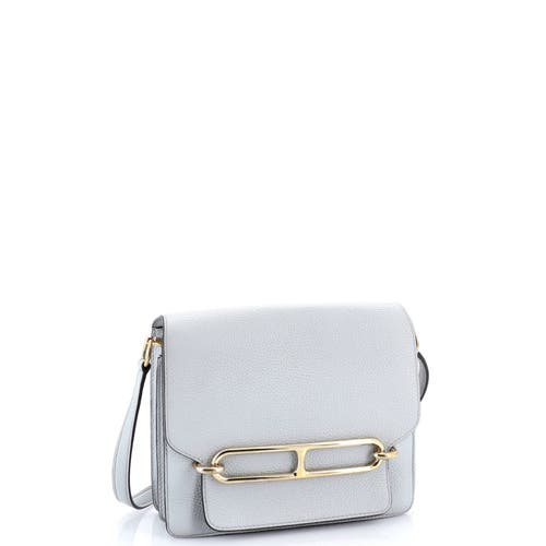 Pre-owned Hermes Hermes Roulis Bag Clemence 23 In Blue