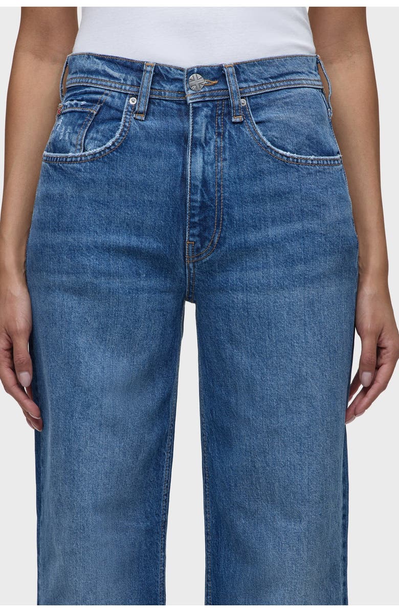 Hudson Jeans Jodie Flap Pocket Loose Wide Leg, Alternate, color, Glee