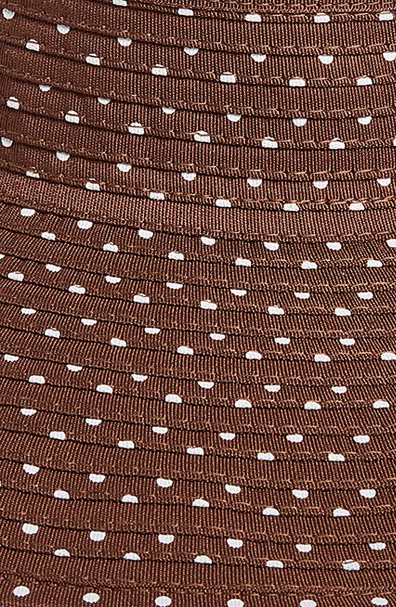 San Diego Hat Polka Dot Roll-Up Visor, Alternate, color, 