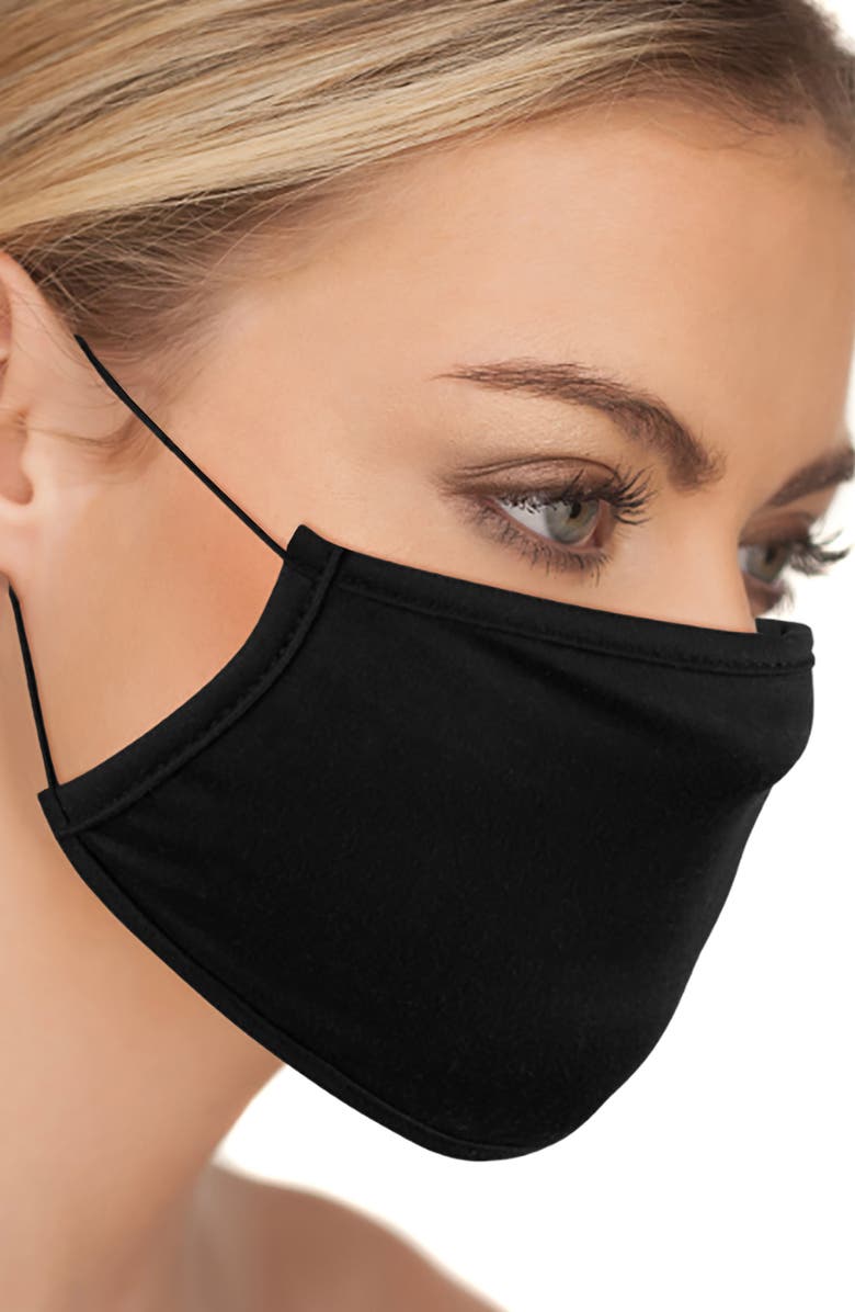 LOVE CHANGES 5-Pack Adult Cotton Face Masks, Alternate, color,