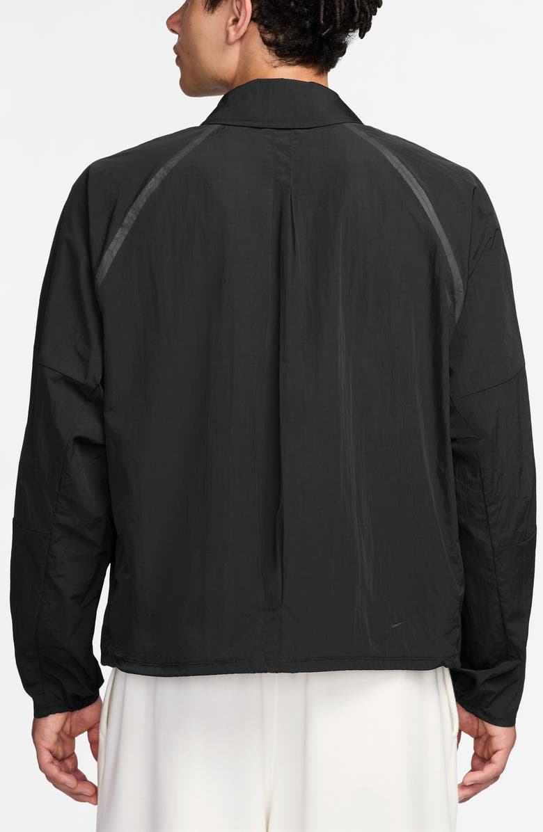 Nike Sportswear Tech Long-Sleeve Utility Shirt Jacket, Alternate, color, Black/ Black