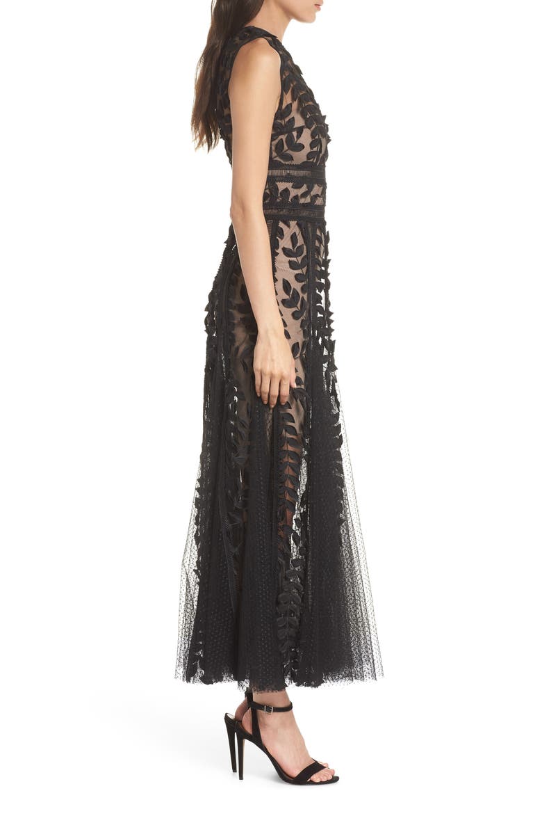 Bronx and Banco Saba Fit & Flare Gown, Alternate, color, 