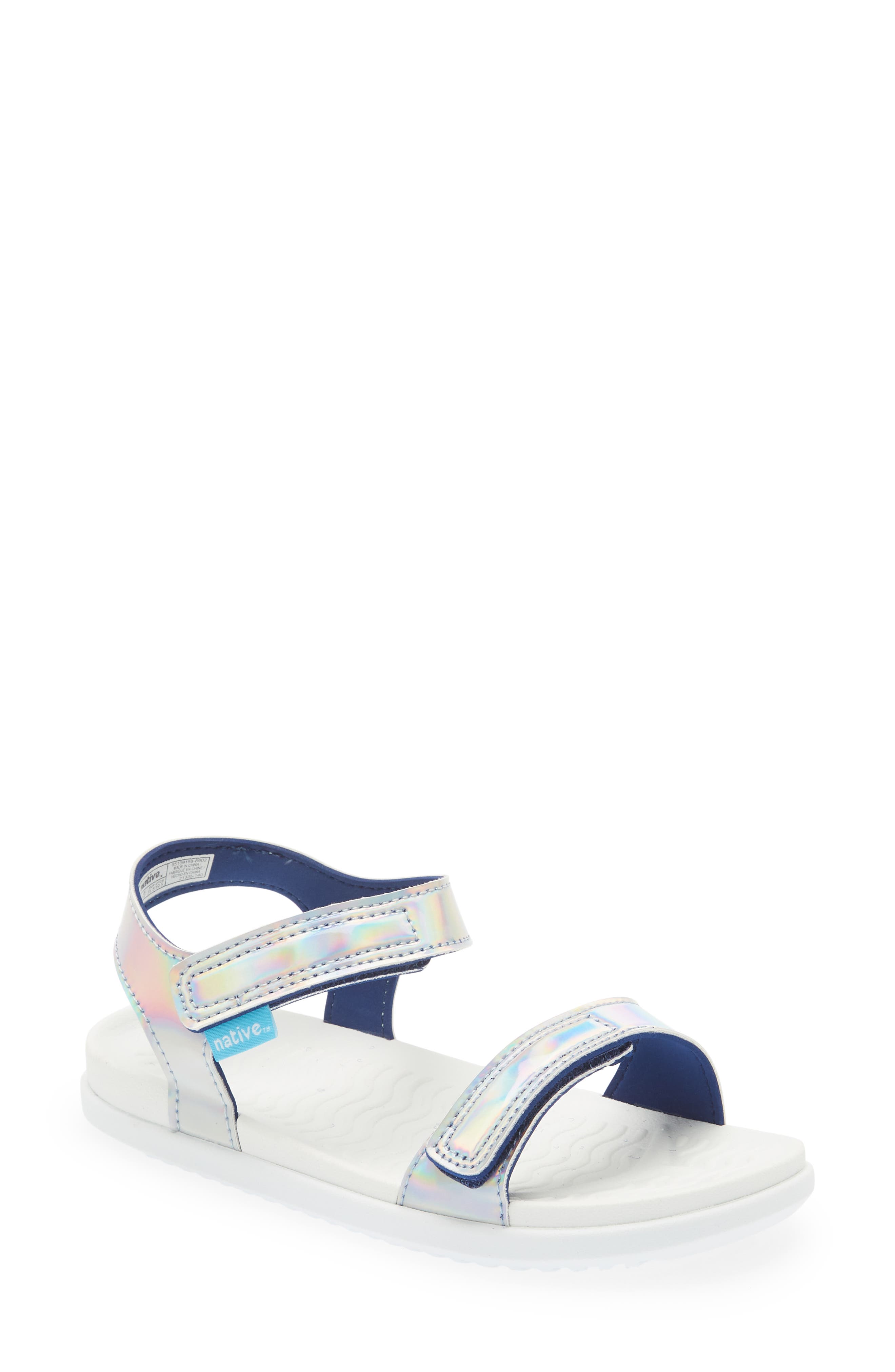 Native Shoes Charley Hologram Sandal, Main, color, 