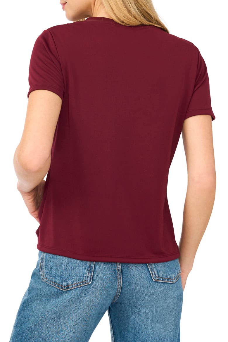 Crewneck T-Shirt, Alternate, color, CRISP MERLOT