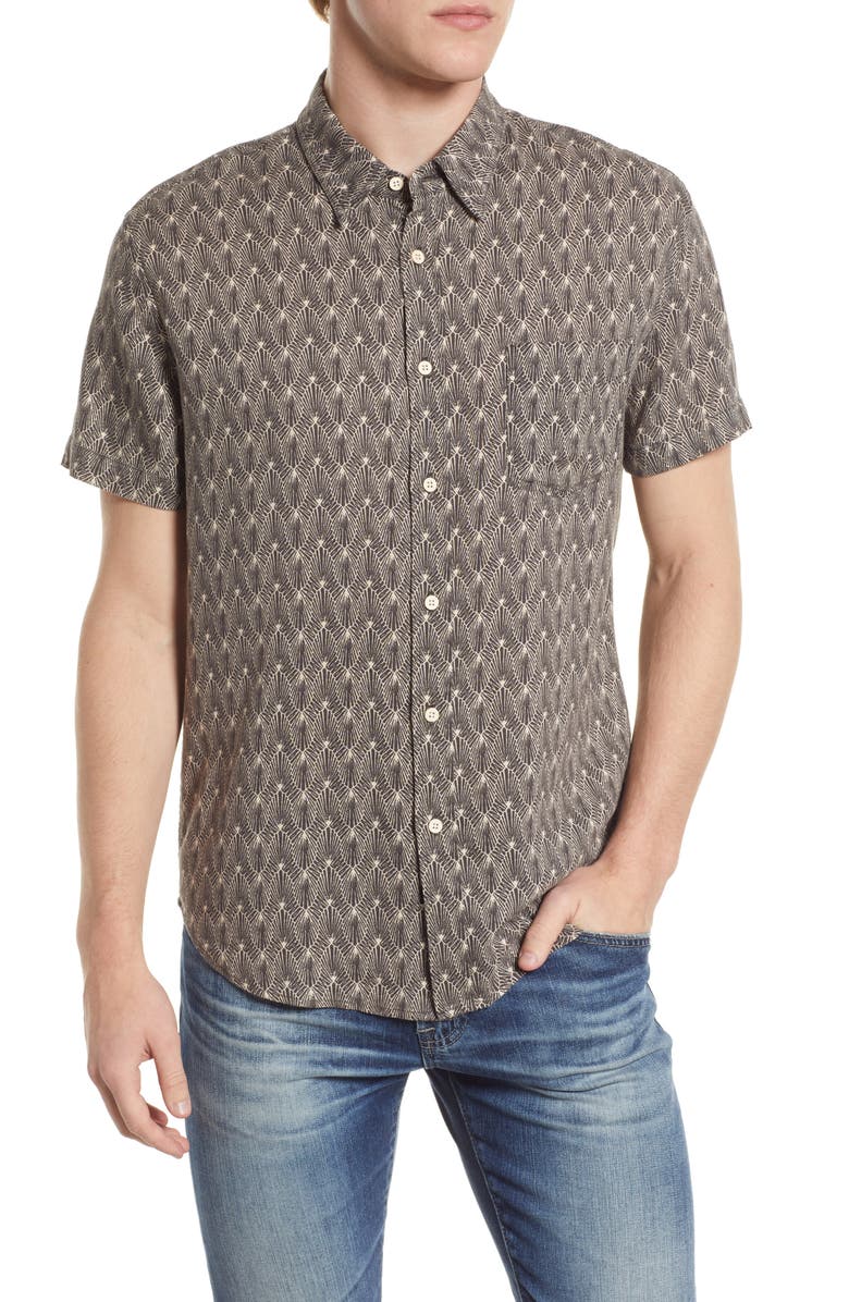 Rails Carson Short Sleeve Button-Up Shirt, Main, color, 