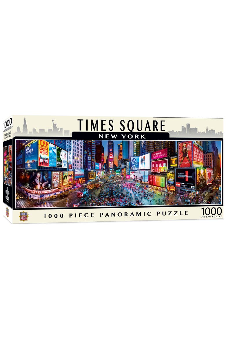 Times Square 1000pc Panoramic Puzzle, Main, color, Multicolor