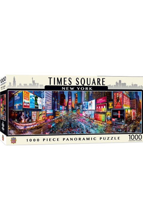 Times Square 1000pc Panoramic Puzzle