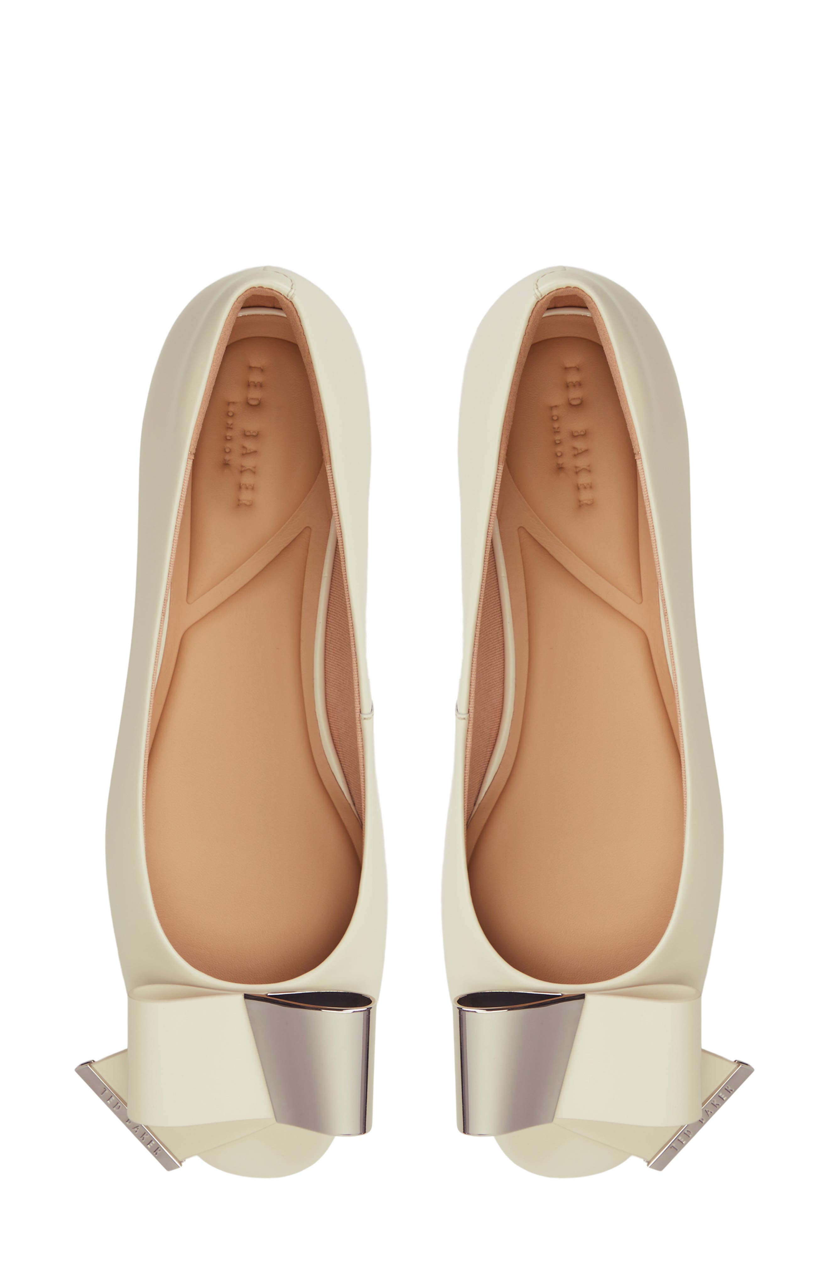 Daria Bow Flat, Alternate, color, WHITE/ MULTI