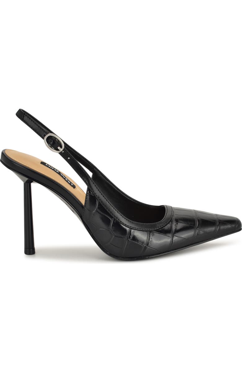 Nine West Orlanda Slingback Pointed Toe Pump, Alternate, color,