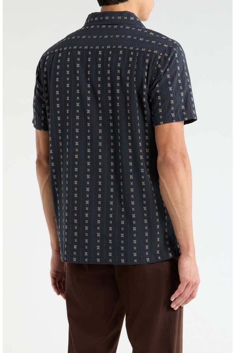 Gonzo Organic Cotton Camp Shirt, Alternate, color, DARK NAVY