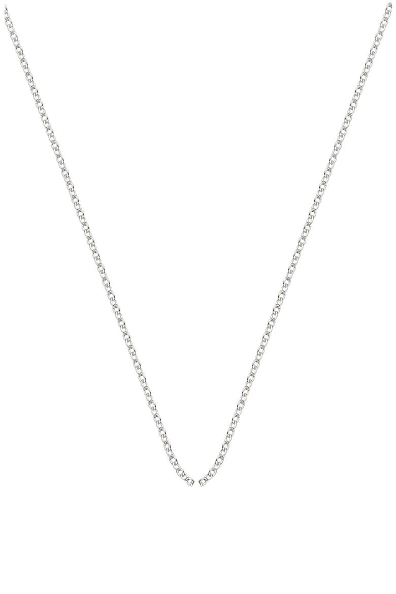 Rolo Chain Necklace, Main, color, SILVER