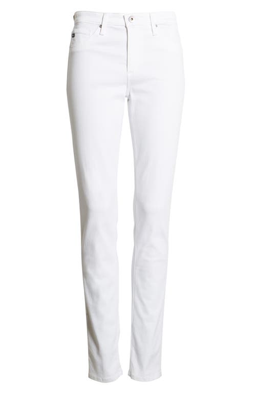 Shop Ag 'the Prima' Cigarette Leg Skinny Jeans In White