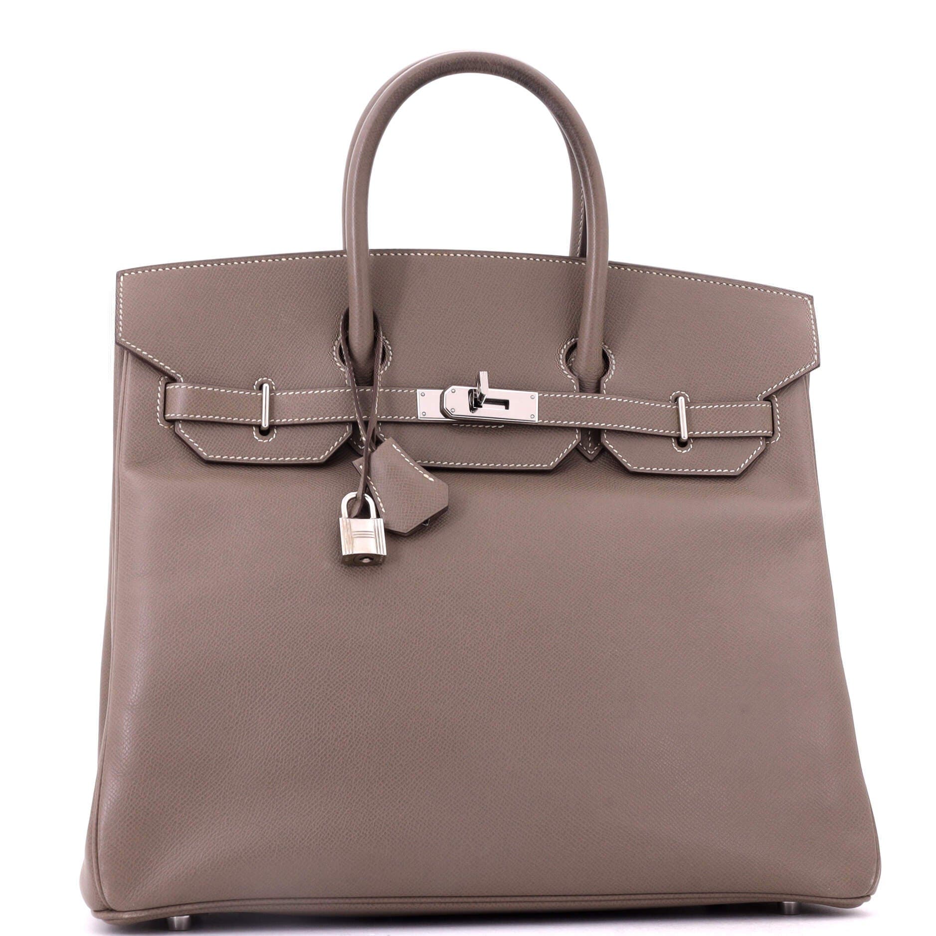 HAC Birkin Bag Grey Epsom with Palladium Hardware 36, Alternate, color, Grey