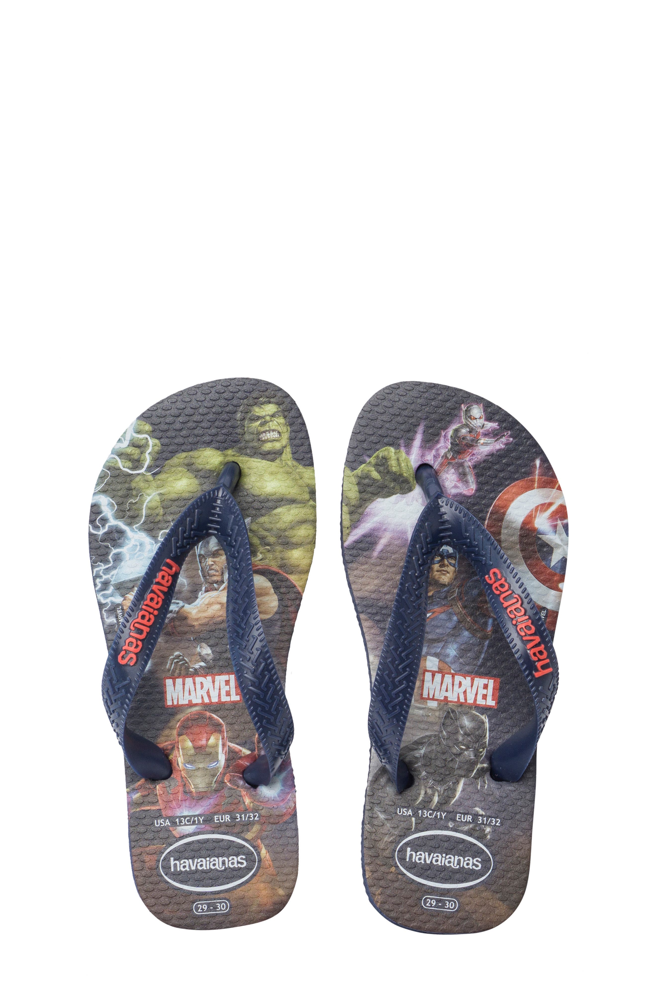 Top Marvel Flip Flop, Main, color, NAVY BLUE