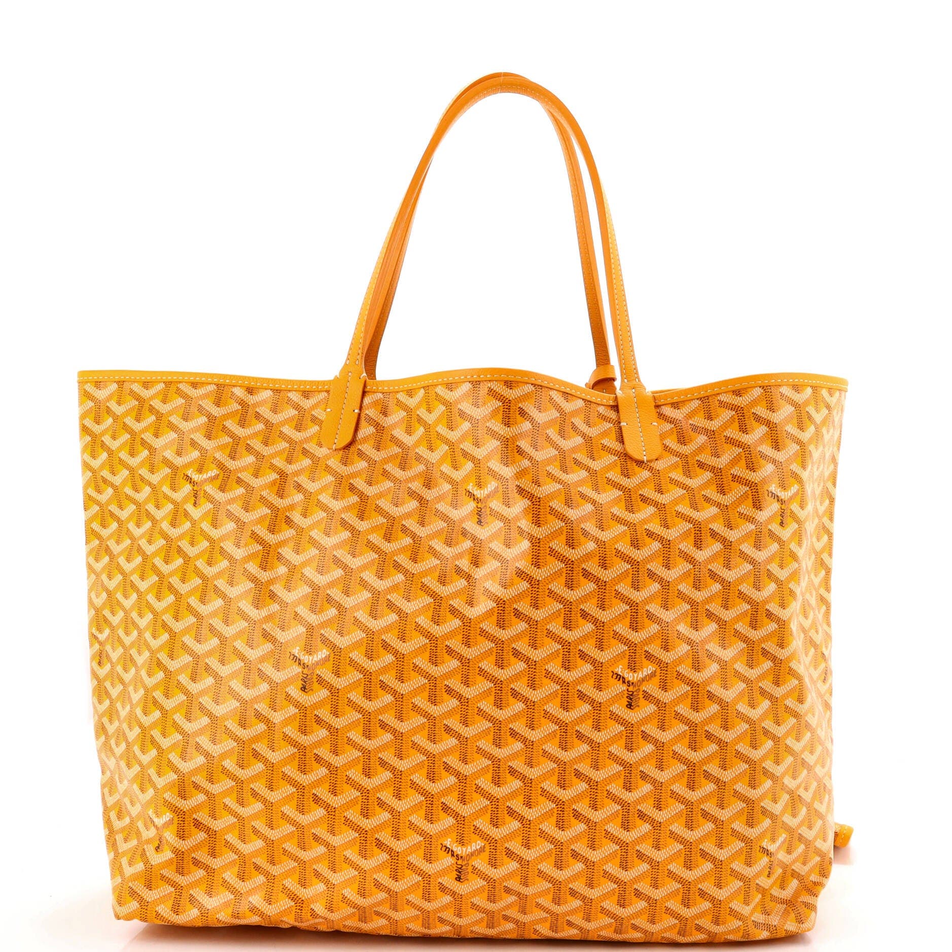 Saint Louis Tote Coated Canvas GM, Main, color, Yellow