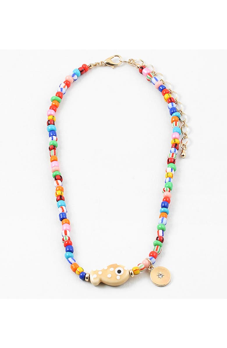 Erin McDermott Jewelry Maui Fish Necklace, Main, color, Red