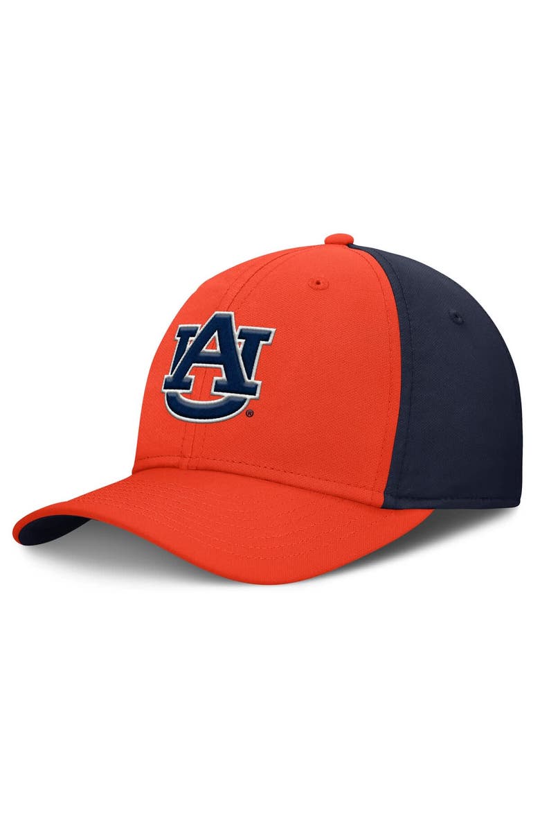Nike Men's Nike Orange/Navy Auburn Tigers 2025 Sideline Rise Local Dri-FIT Flex Hat, Main, color, Orange
