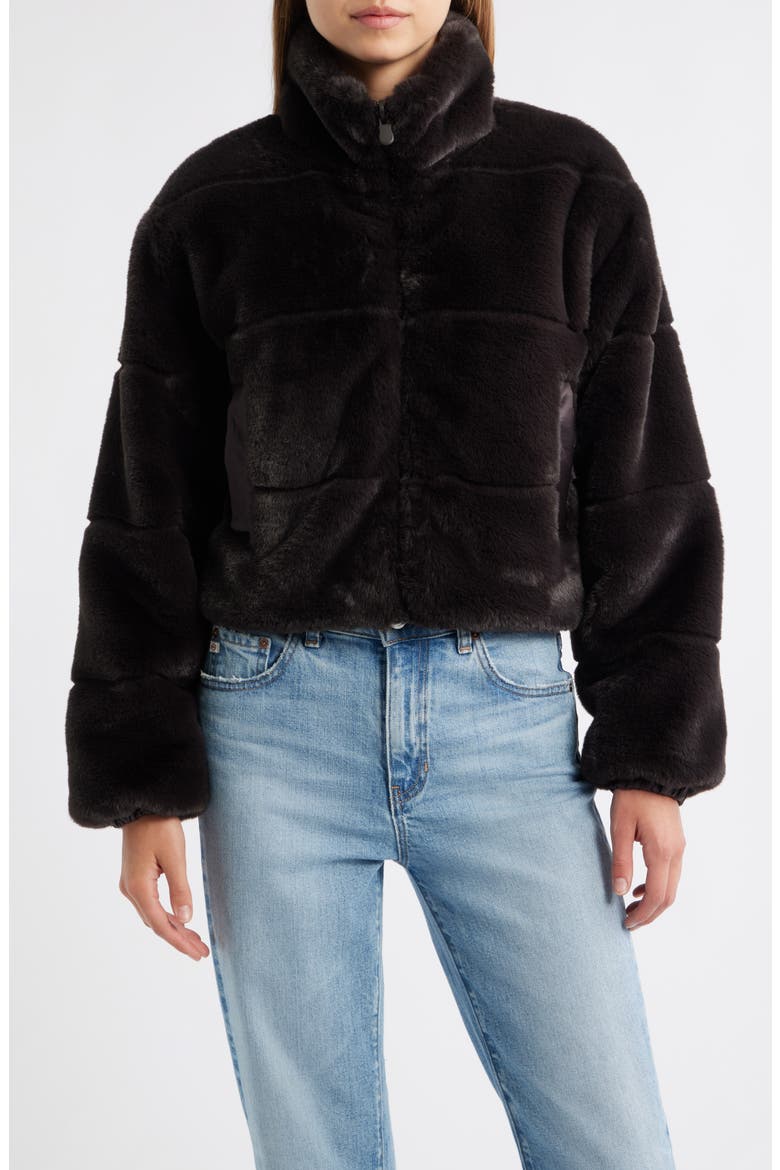Yuki Reversible Jacket, Main, color, BROWN BLACK