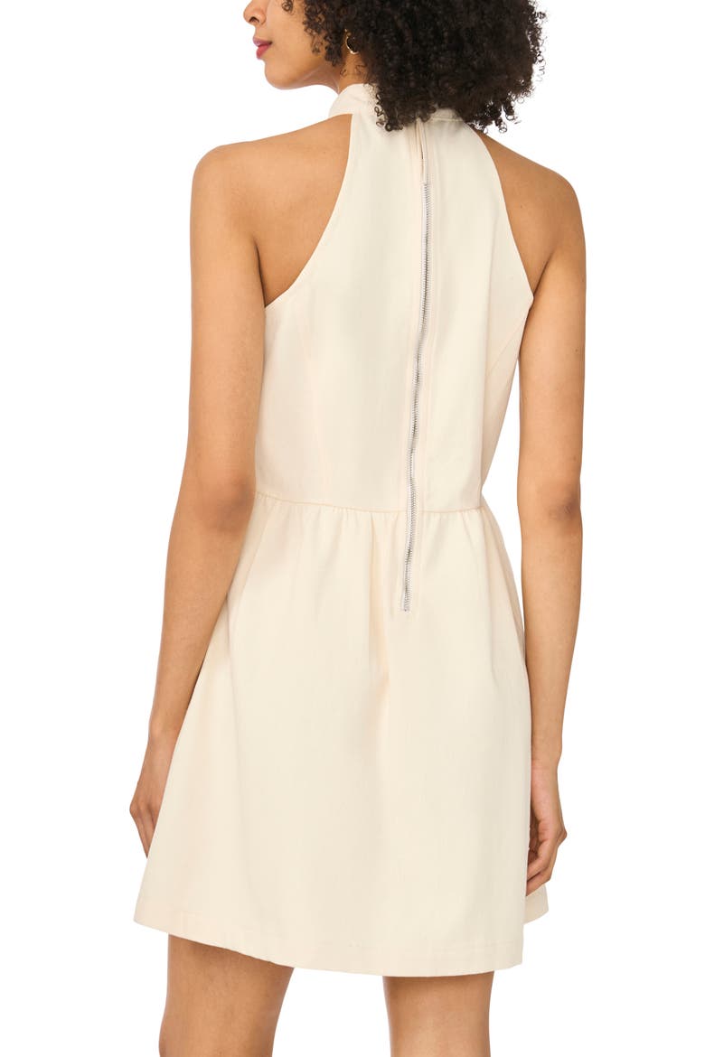 Dehin Cotton Dress, Alternate, color, SOFT ECRU