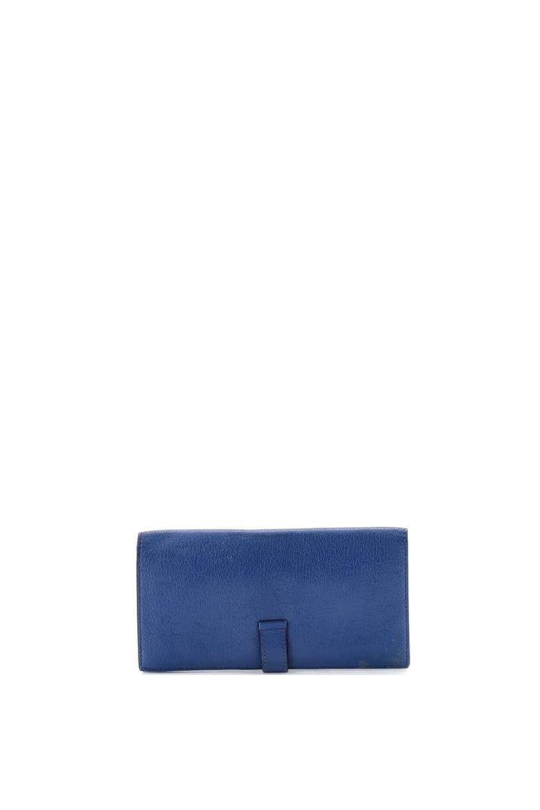 Bearn Wallet Chevre Mysore Long, Alternate, color, Bleu de Malte