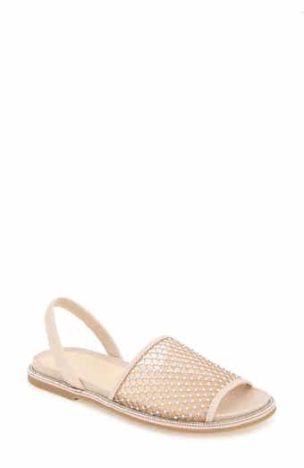 Saavi Rhinestone Mesh Sandal