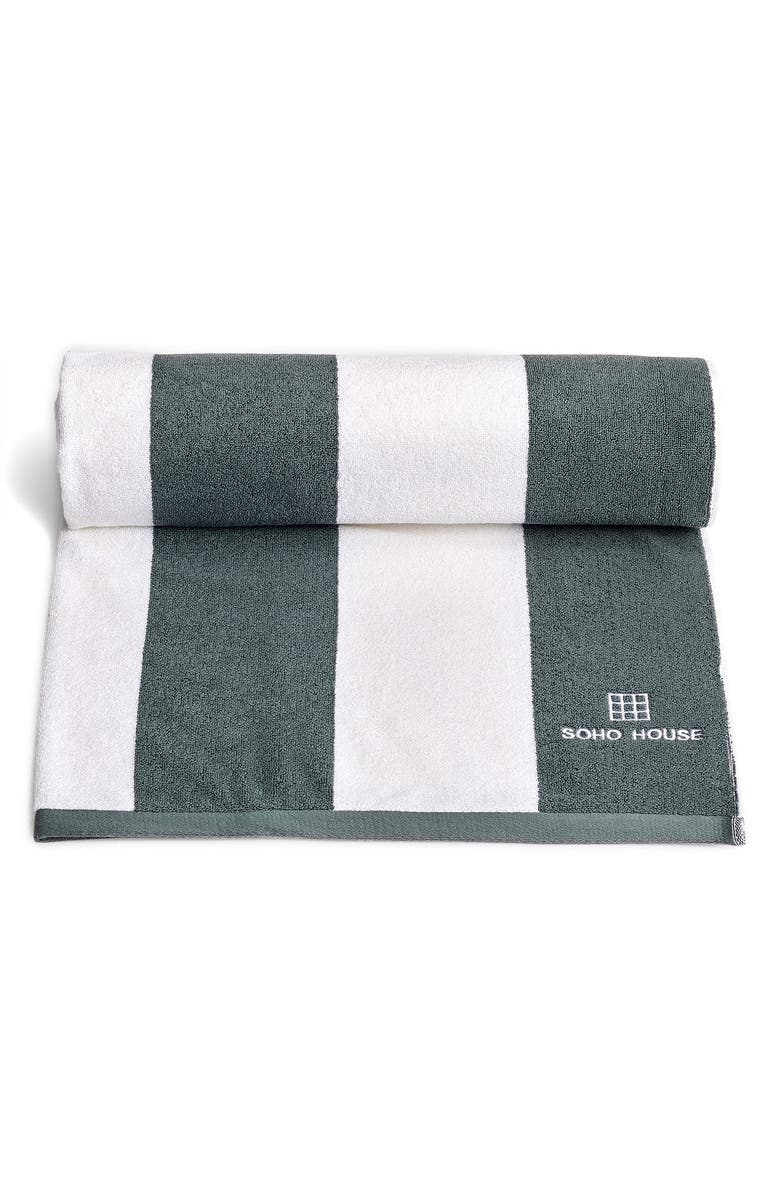 Soho Home House Stripe Pool Towel, Main, color, 