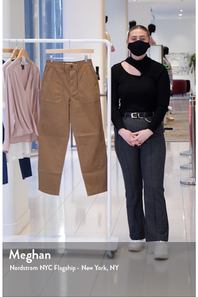 The Curvy Perfect Straight Workwear Pants video