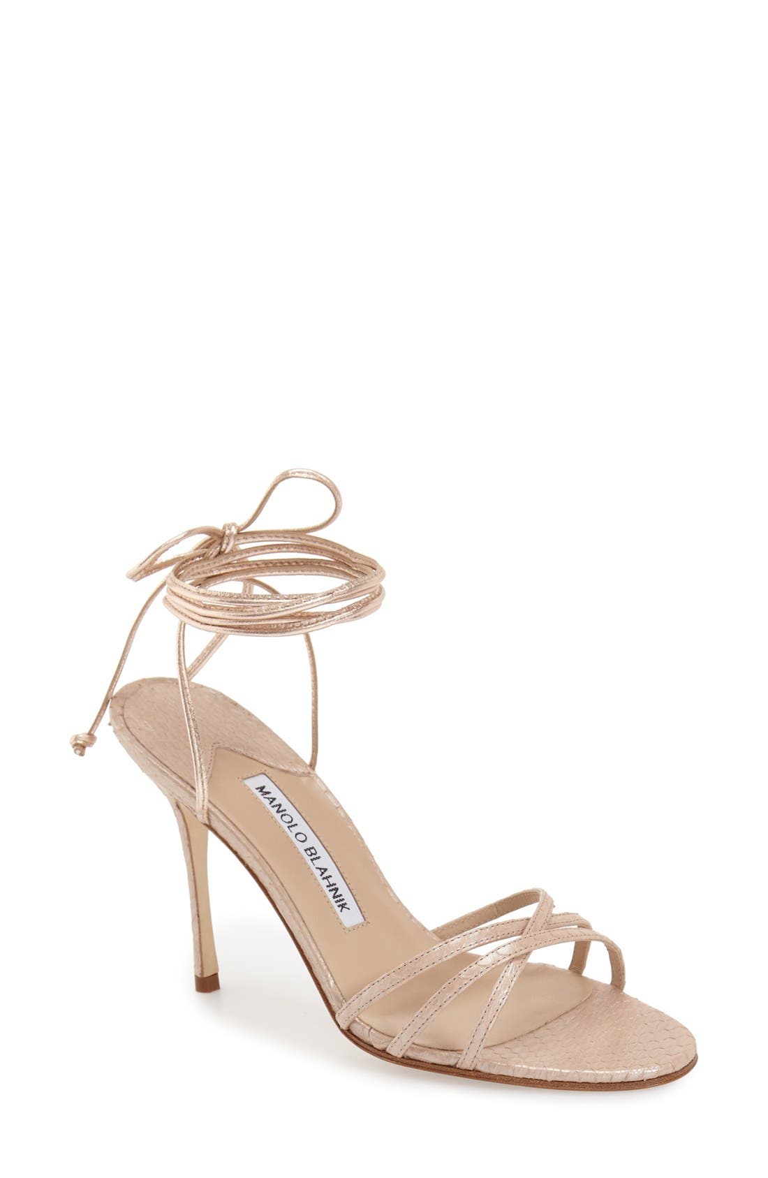 Manolo Blahnik 'Leva' Sandal, Main, color, 