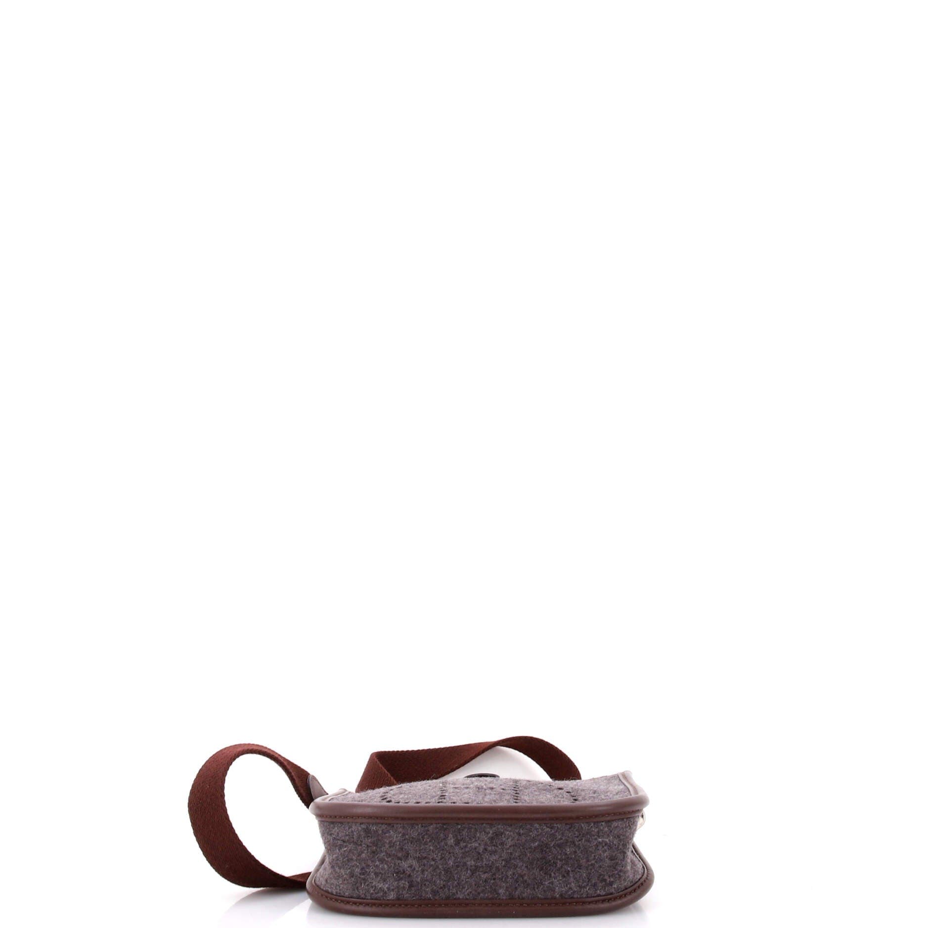 Pre-Owned Hermes Evelyne Bag Gen III Felt TPM, Alternate, color, Gris Moyen