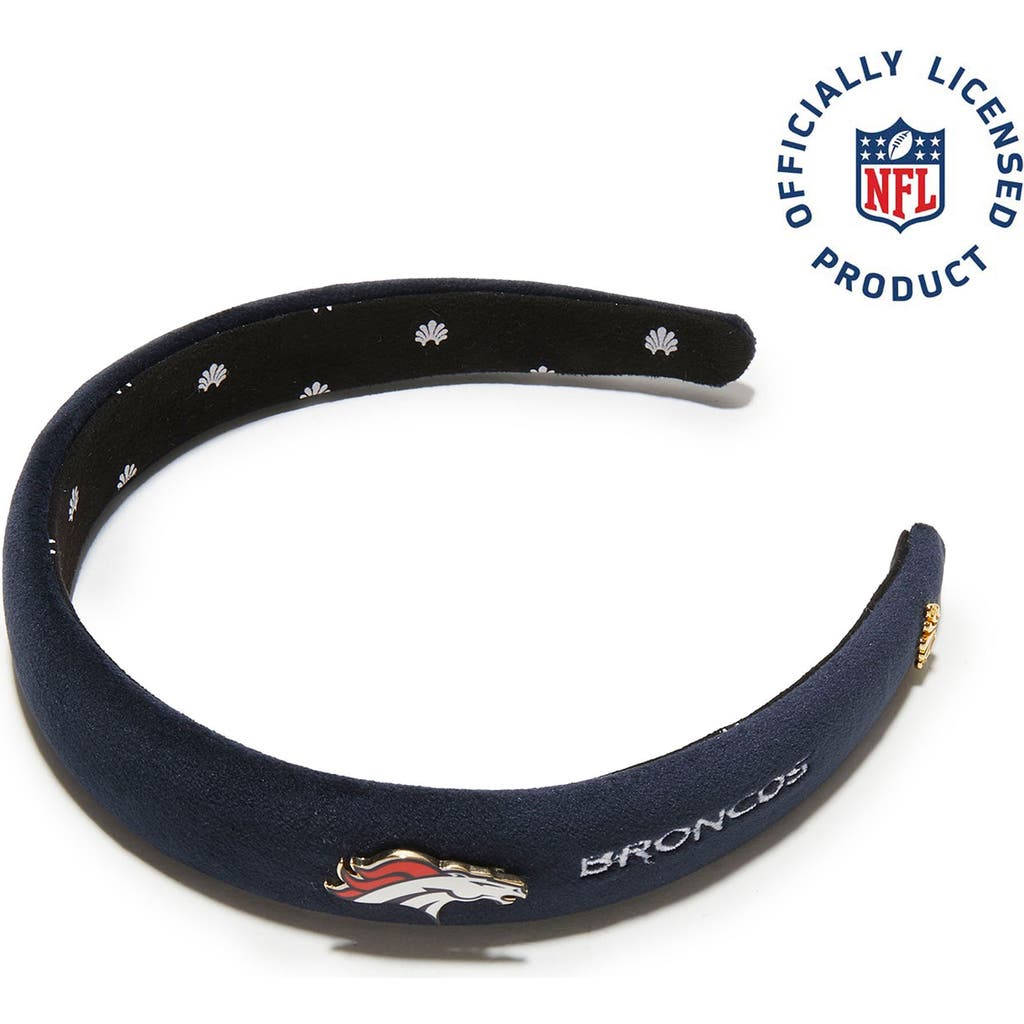 Lele Sadoughi Denver Broncos Charlotte Headband In Black