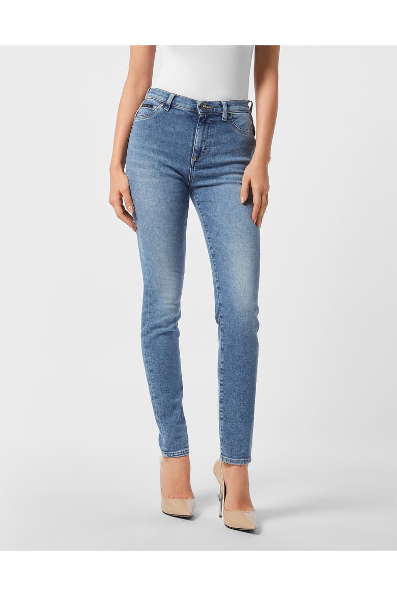 High Waist Jeggings Women, Main, color, Mykonos