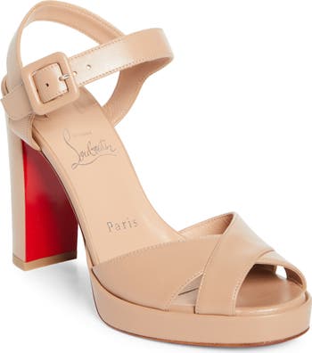 Christian Louboutin Cora Block Heel Sandal (Women) | Nordstrom