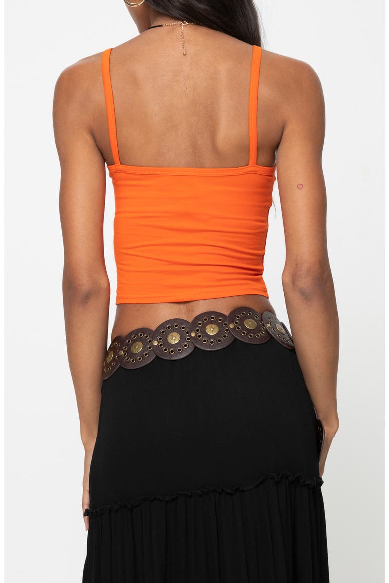 Sunset Crop Camisole, Alternate, color, ORANGE