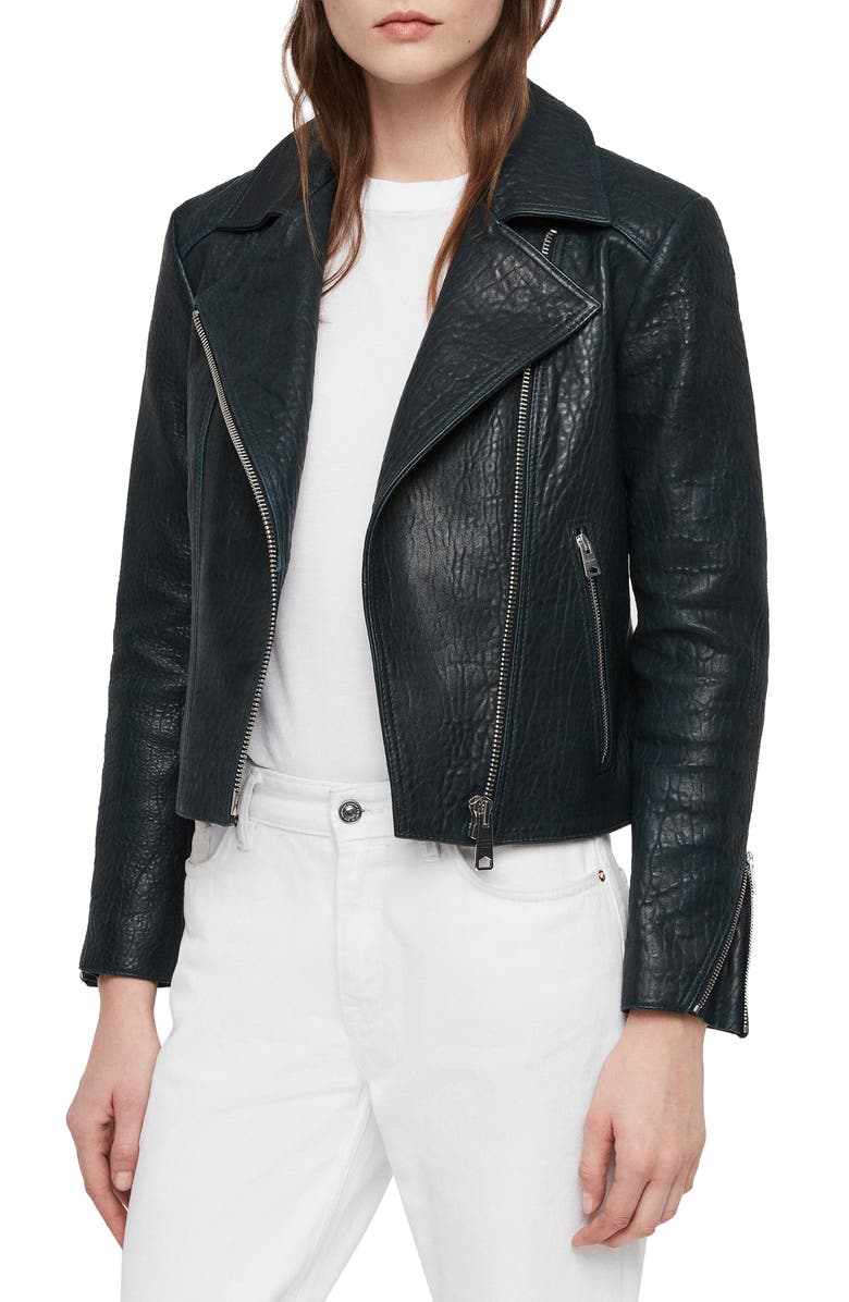 AllSaints Pataya Moto Jacket, Alternate, color, 