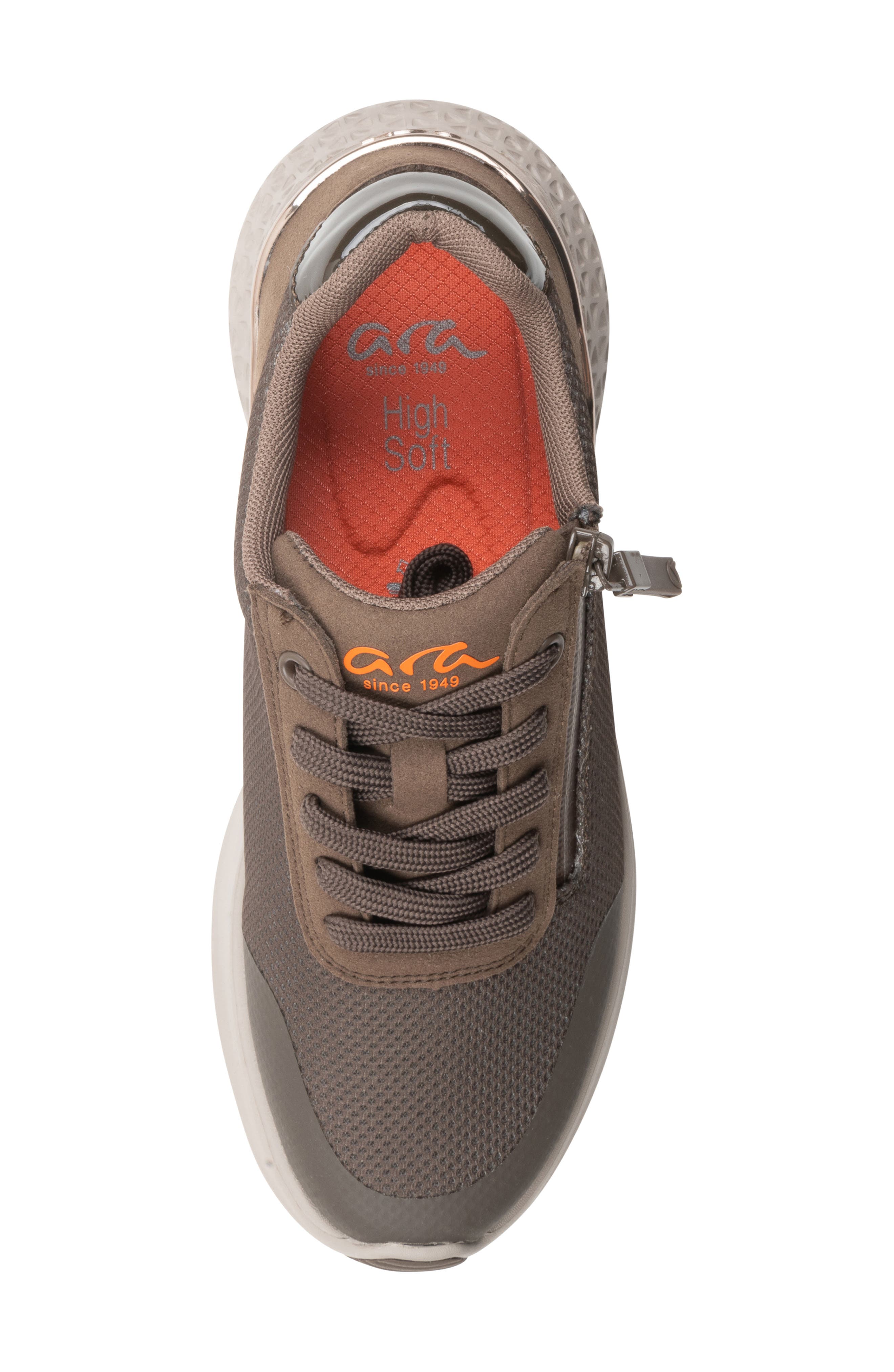 ara Manteo Water Resistant Low Top Sneaker, Alternate, color, Taiga