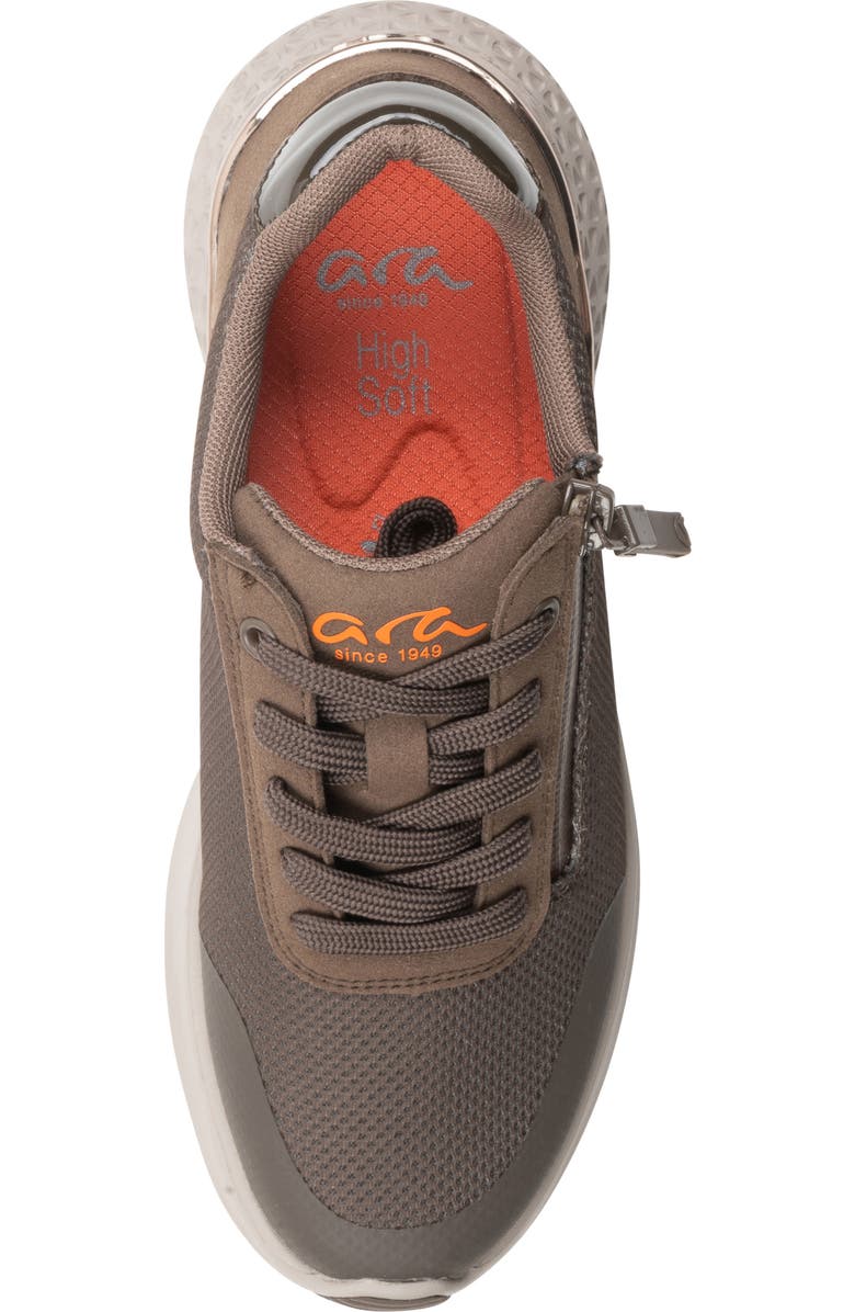 ara Manteo Water Resistant Low Top Sneaker, Alternate, color, Taiga